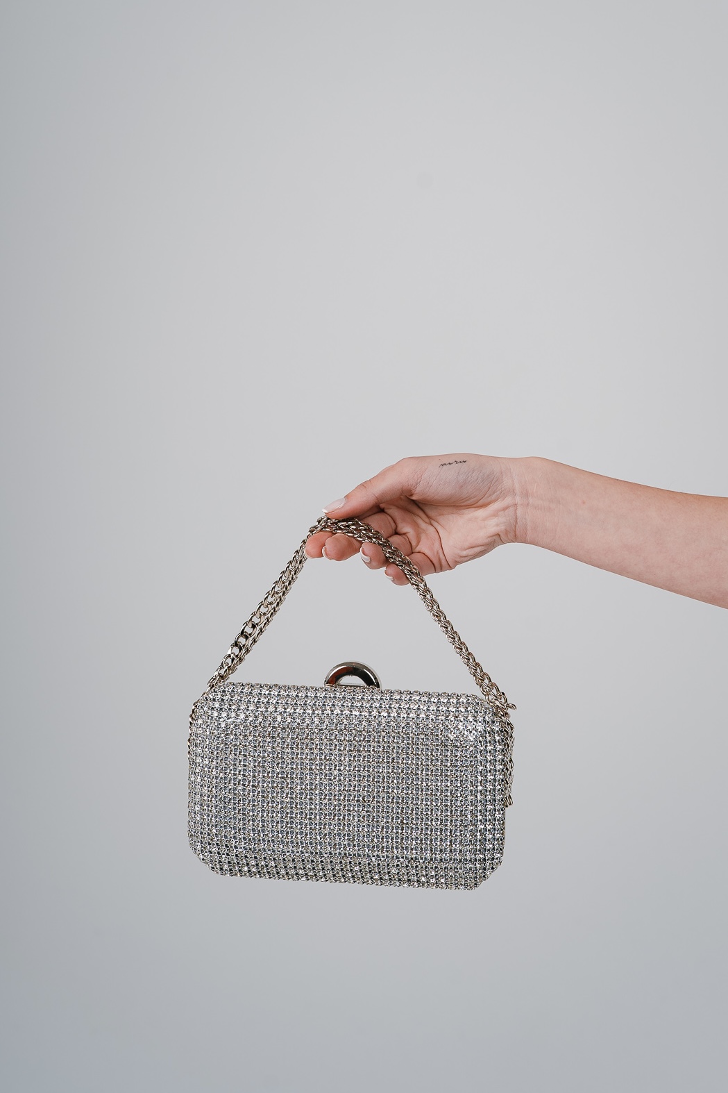 Τσάντα clutch στρας